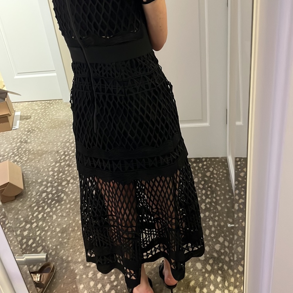Self-Portrait peekaboo dress - Picture 7 of 10